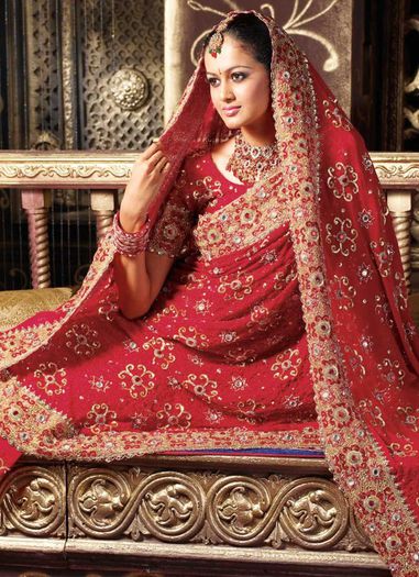 indian bridal dress 1 - Rochia de mireasa