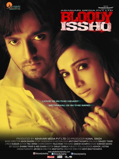 bloody-isshq-movie-poster-1 - Filme in roluri principale actorii  din industria Tellywood