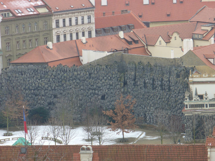 zidul cu stalctite artificial