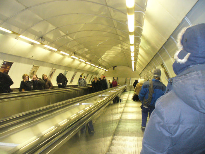 scara rulanta la metrou - Praga 21_02_2013
