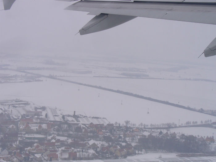 Praga din avion - Din avion la intoarcere