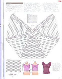 BLUSA ROSA DA REVISTA RUMENAB - modele 4