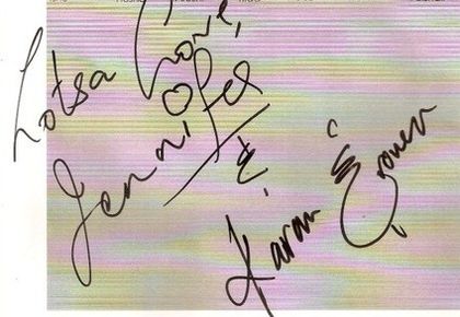 Karan and Jennifer - Autografe-Autographs