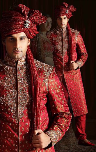 red-wedding-sherwani2 - Sherwani
