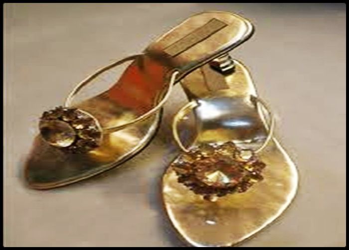 Indian shoes.( Chappals ) - x-vestimentatia indiana-x