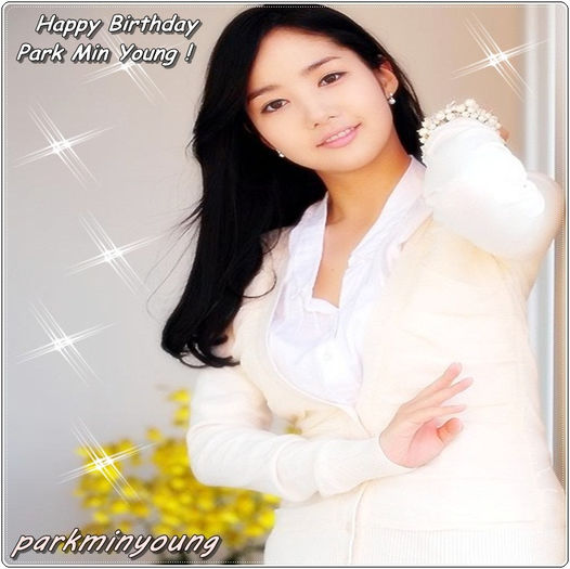 ☆  Saranghe unni  ☆ - Happy birthday Min Young