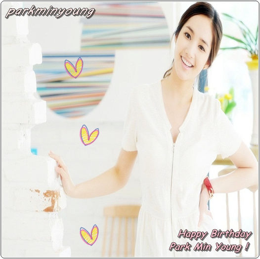 ☆ Happy birthday Min Young ☆ - Happy birthday Min Young