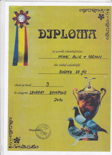 Loc 3 LAUREAT DEMIFOND - Diplome 2010