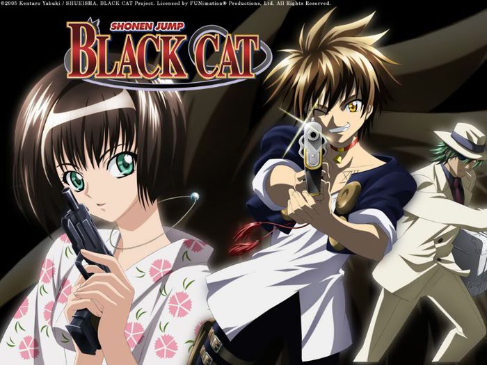 black cat 1 - Anime Guns