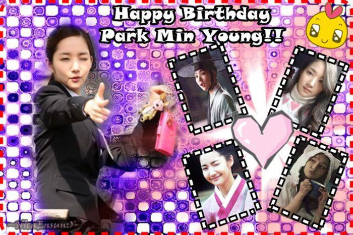 ☆ Happy birthday Min Young ☆ - Happy birthday Min Young