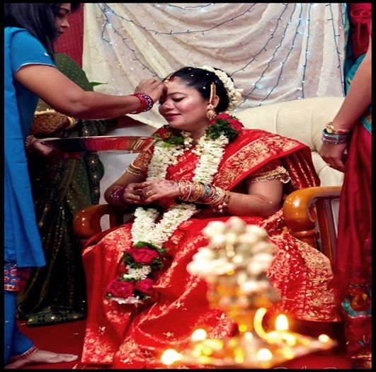 Valaikappu - ritualul femeii insarcinte - x - Ritualuri Indiene