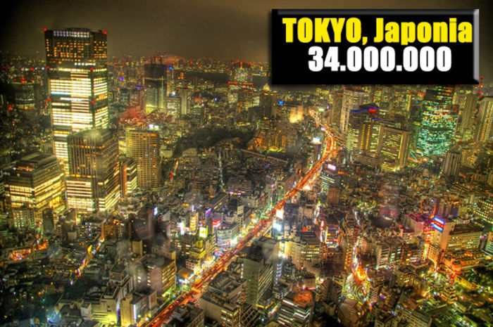 1. Tokyo, Japonia - Cele mai populate 10 orase ale planetei