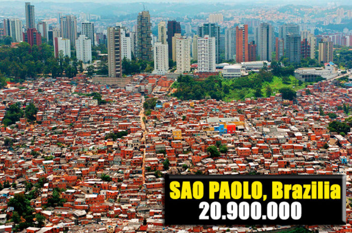 8. Sao Paolo, Brazilia - Cele mai populate 10 orase ale planetei