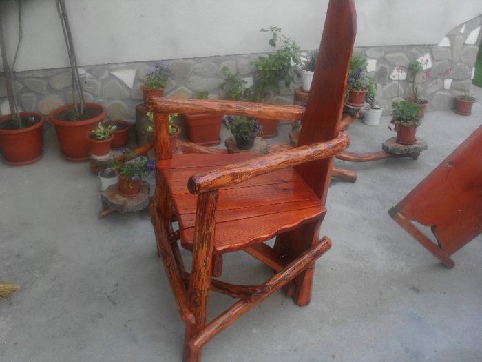 scaun rustik
