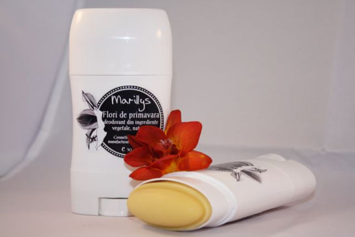 Deodornat Flori de primavara; Marillys- Flori de primavara deodorant natural
