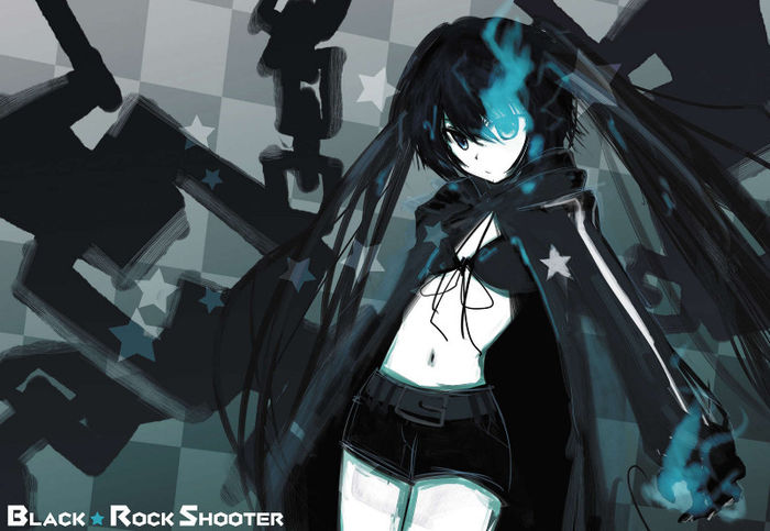 3)Black rock shooter - lista anime