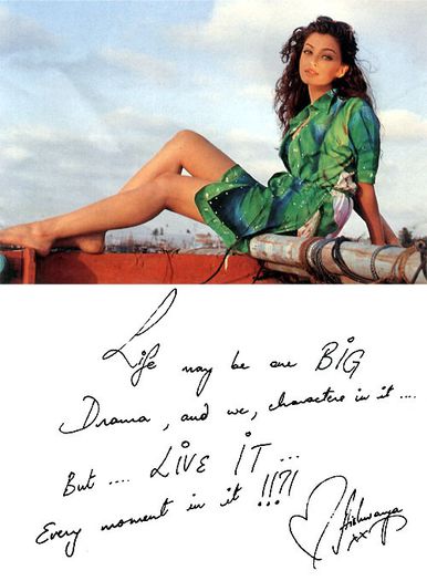 Aishwarya Rai - Autograf AISHWARYA RAI