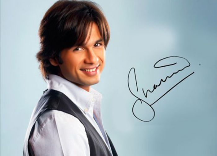 shahid-kapoor - Autograf Shahid Kapoor