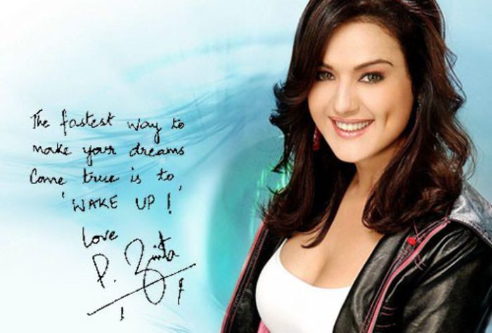 preity-zinta - Autograf PREITY ZINTA