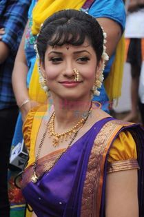 hpse_normal__2092203264_Ankita Lokhande on location of Ekta_s Pavitra Rishta in Filmcity, Mumbai on 