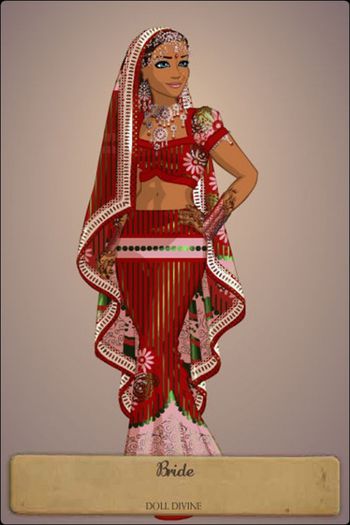 ● Mireasa traditionala ● - Doll Divine Sari marker-creatiile mele