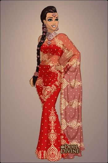 ● Beautiful sari ● - Doll Divine Sari marker-creatiile mele