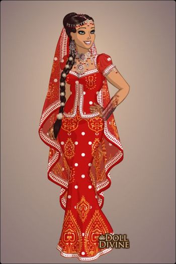 ● Mireasa traditionala ● - Doll Divine Sari marker-creatiile mele