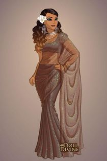 ● Beautiful sari ● - Doll Divine Sari marker-creatiile mele