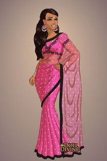 ●  sari  casnic ● - Doll Divine Sari marker-creatiile mele