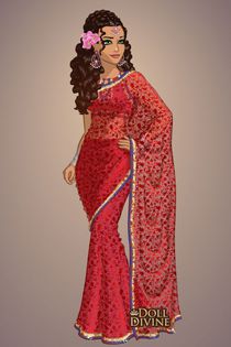 ● Beautiful sari ● - Doll Divine Sari marker-creatiile mele