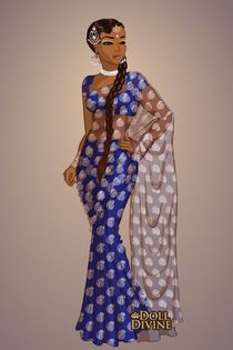 ● Beautiful sari ● - Doll Divine Sari marker-creatiile mele