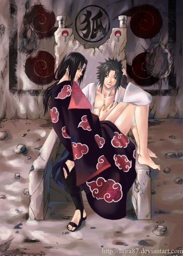 Uchiha_brothers___commission_by_laira87 - 2 brothers
