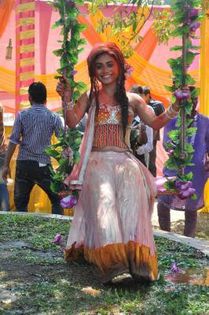 Television-actor-Sreejita-De-at-Colors-entertainment-channels-Holi-party