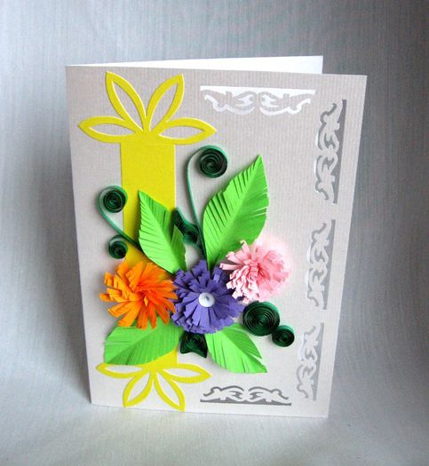 F1-1 - Quilling Easter cards -Felicitari de Paste