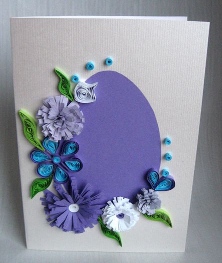 F12-1 - Quilling Easter cards -Felicitari de Paste