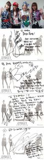 autograph 2ne1 - 2ne1 4