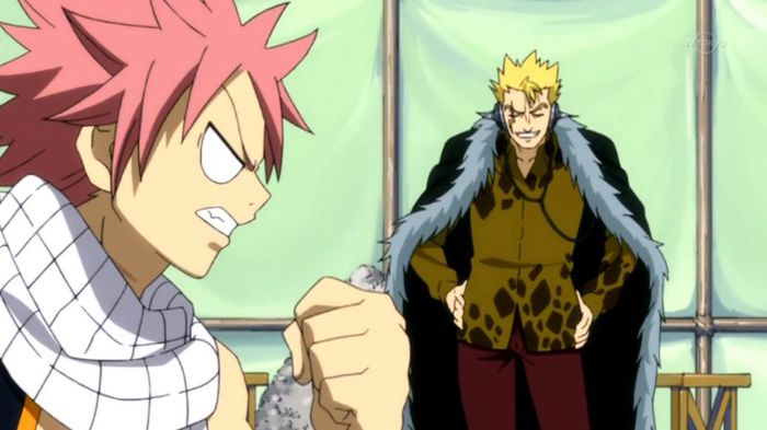 Natsu_meals_of_the_fight_Laxus - Laxus