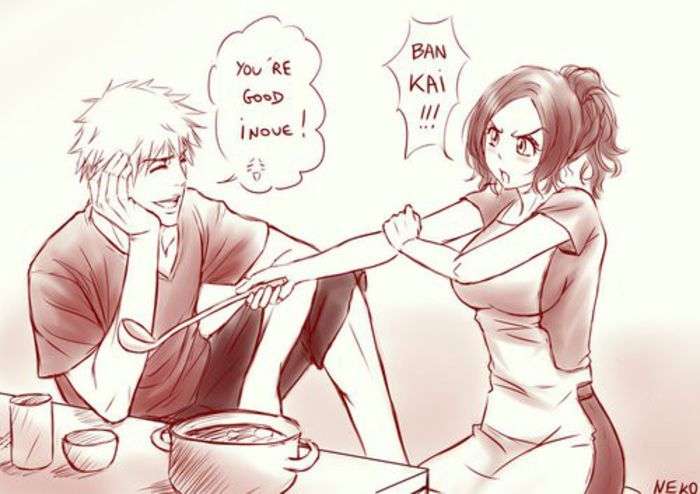 tumblr_maqjskfeUM1r5xs06o1_500 - Ichigo and orihime