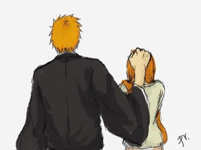 tumblr_mfdf3j0H1U1rtulsqo1_500 - Ichigo and orihime