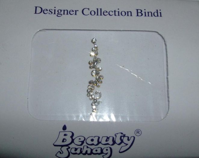 Silver Fashion Bindis - 21066-6 - Bindi-punctul purtat pe frunte