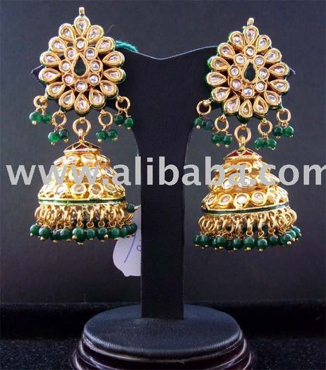 Imitation_Kundan_Meena_Jhumka_Earring_