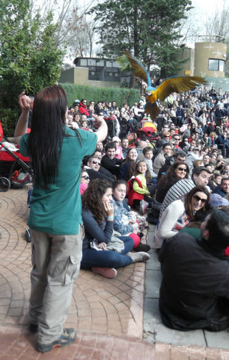 122 - z   Cu  familia  in Zoo Madrid
