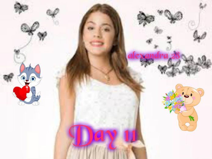 ♥..DAY 11..♥ 31.03.2013 with Marty - 00-100 de zile cu Martina Stoessel si Selena Gomez