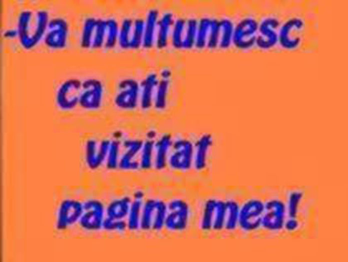 Va multumesc!