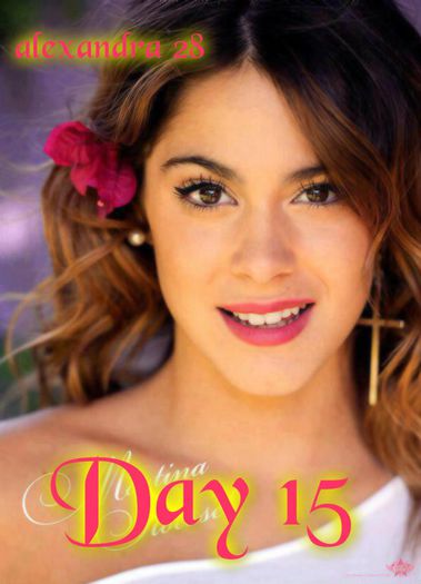 ♫..DAY 15..♫ 04.04.2013 with Marty - 00-100 de zile cu Martina Stoessel si Selena Gomez