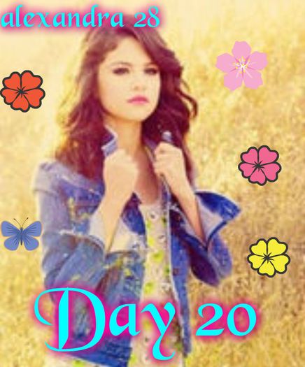 ♫..DAY 20..♫ 09.04.2013 with Selly - 00-100 de zile cu Martina Stoessel si Selena Gomez