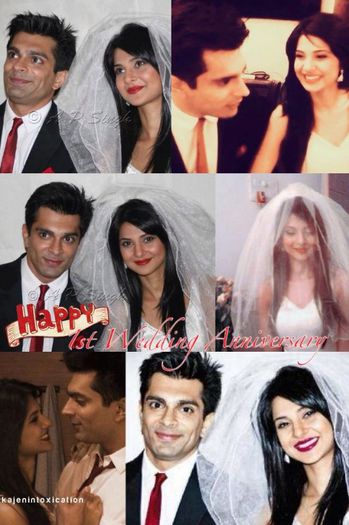 Happy Anniversary - Karan si Jennifer Singh Grover aniversare