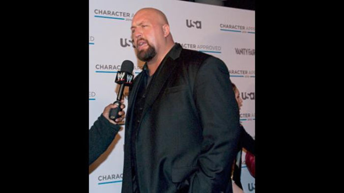 13645840 - Big Show and Kelly Kelly at USA Network New York City red carpet event for the Character Approved Ho