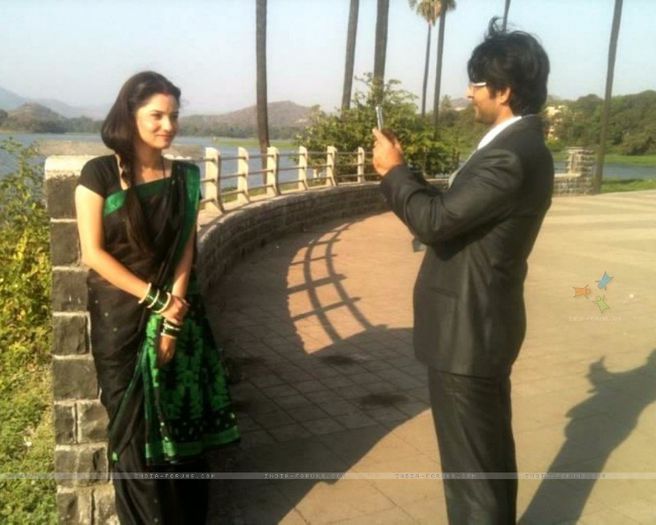 211650-ankita-lokhande-hiten-tejwani-during-shooting-for-pavitra-risht - xxArchana and new Manavxx