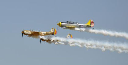 mitingul aviatic la Strejnic